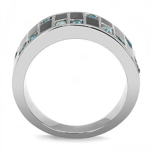 TK3175 - High polished (no plating) Stainless Steel Ring with