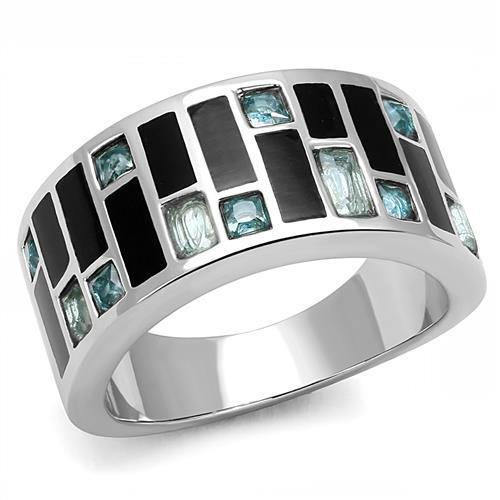 TK3175 - High polished (no plating) Stainless Steel Ring with